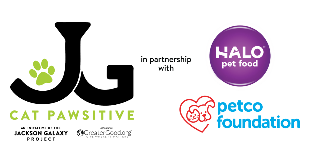 Jackson Galaxy Project, Halo, Petco Foundation logos