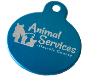 Osceola County Animal Services generic pet tag