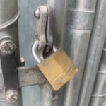 Outside gate lock