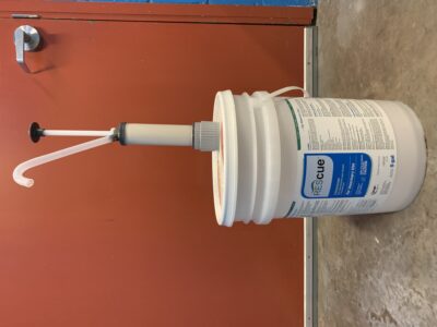 Supply room - cleaning solution dispenser