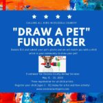 Draw a pet fundraiser cover and poster