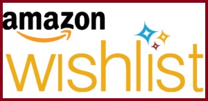 Amazon wishlist icon and link