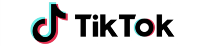 TikTok logo and link